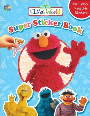 Elmo's World Super Sticker Book (Sesame Street) • $3.96