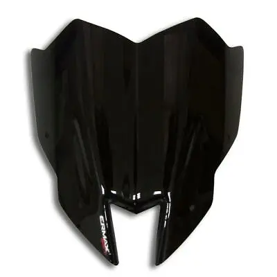 Ermax Hypersport Screen Windshield Deflector Black Opaque Kawasaki Z650 17 - 19 • £109