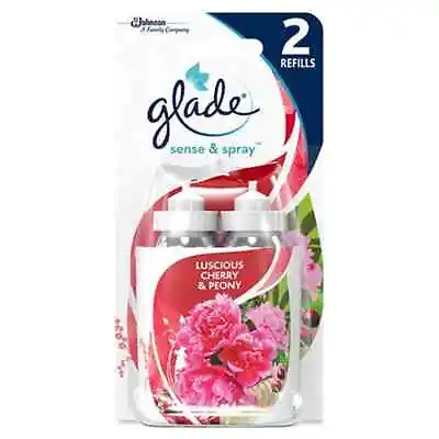 £4.99 • Buy Glade Sense & Spray Luscious Cherry & Peony Refills Twin Pack