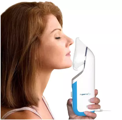 Mypurmist 2 Handheld Ultrapure Sinus Steam Inhaler Kit Plug-In OPEN BOX - E1655 • $42.95