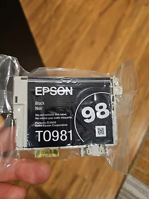 Epson 98 Ink Cartridge-GENUINE-BLACK • $22