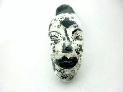 Dollhouse Miniature African Art Mask - Black And White • $9