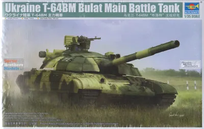 TRP09592 1:35 Trumpeter Ukraine T-64BM Bulat Main Battle Tank • $115.04