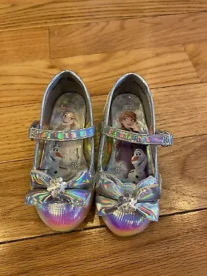 Disney Frozen Toddler Girl Low Heel Dress Up Shoes Size 7 • $10