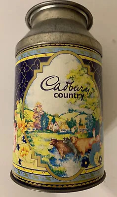 Vintage Cadbury Country Miniature Milk Can Advertising Tin Canister England • £22.59