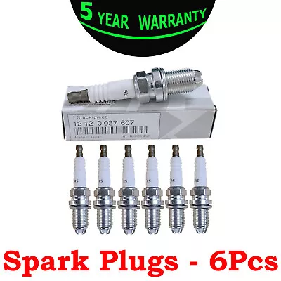 6X Laser Platinum Resistor Enhanced Spark Plug 3199 BKR6EQUP For BMW Mini Audi F • $57.65