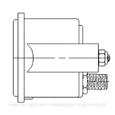 Brake Pressure Gauge   Air Pressure Black FOR Freightliner A22-38910-000 • $43.37