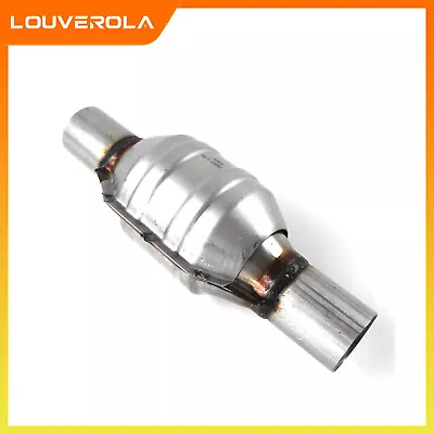 🚗1PC Universal 2.25  Inlet/Outlet High-Flow Weld-On Catalytic Converter 53005 • $49.99