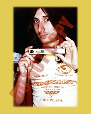 1978 Steve Perry Journey Wearing Concert Shirt Guest Van Halen Tampa 8x10 Photo • $11.99