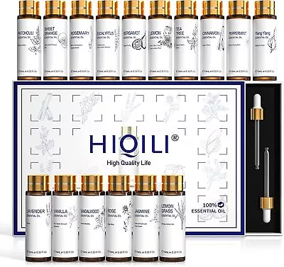 £13.99 • Buy 16 Essential Oil Set 100% Pure Natural Diffuser Aromatherapy Oils Kit Skin Hair