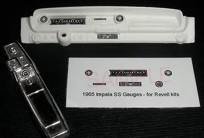 1965 IMPALA SS HARDTOP And CONVERTIBLE GAUGE FACES For 1/25 REVELL MONO—PLS READ • $2.99