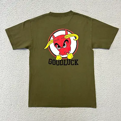 The Goodluck Co Shirt Mens Medium Green Urban Hip Hop Streetwear Clothing Brand • $12