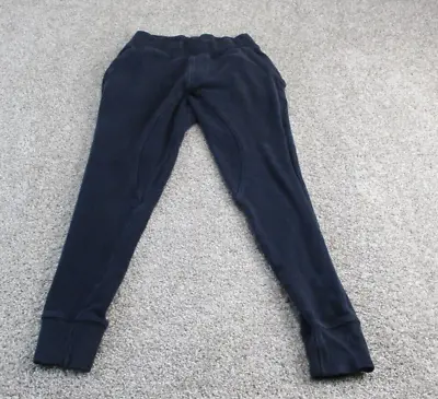 Zara Man Jogger Sweatpants Adult Small Navy Basic Collection Cotton Soft FLAWS • $4.99