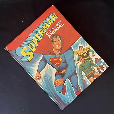Vintage 1969 Superman Story Book Annual Published In Great Britain • $39.99