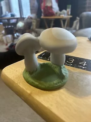 Franklin Mint Woodland Surprise 3X3  Mushroom Mouse House Figurine • $8