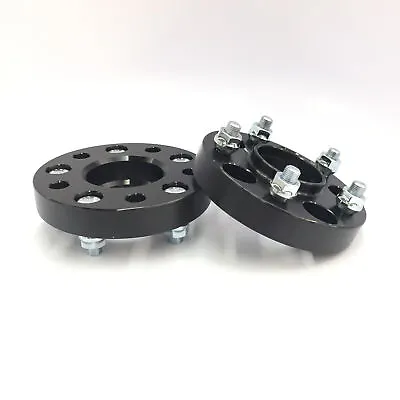 $59.95 • Buy 2pc 15mm Black Hubcentric Wheel Spacers 5x120 For RLX TLX Civic Type-R Ridgeline