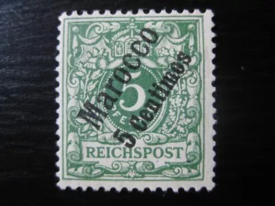MOROCCO GERMAN OFFICES COLONY Mi. #2 Scarce Mint Stamp! CV $5.50 • $1.61