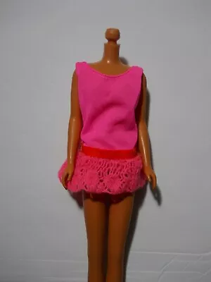 1118 Mattel Twist N' Turn P.J. Doll Rose Swimsuit Only 1970-1971 HC  • $20