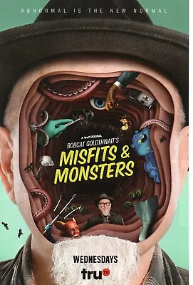 2018 BOBCAT GOLDTHWAIT MISFITS & MONSTERS TRU TV Show PRINT AD WALL ART - RARE • $11.69