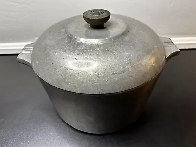 Vintage Magnalite Pot Dutch Oven Roaster Cajun Cooking Aluminum 6 Quart USA • $145