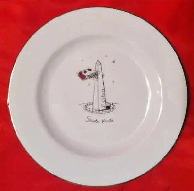 Merry Masterpieces Fine Porcelain Christmas 1st Ed Plate Santa Klutz • $7.91