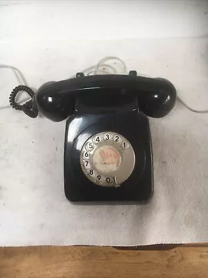 Vintage GPO 746F Black Dial Telephone Fully Working  • £25