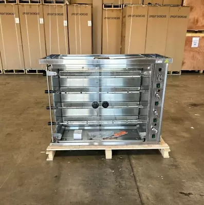 NEW Commercial 20 Chicken Rotisserie Machine Natural Gas Restaurant EQ NG NSF • $2249.26