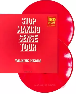 TALKING HEADS LP X 2 Stop Making Sense Tour DOUBLE RED VINYL New SEALED • £24.95