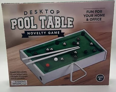 Desktop Pool Table Novelty Game NEW IN BOX • $10.08