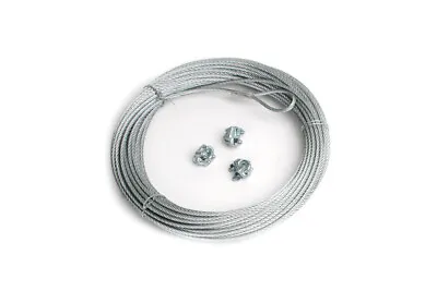 3/16  100'  7x19 Galvanized Steel Cable Wire Rope  Zip Line Winch Cable • $13.99
