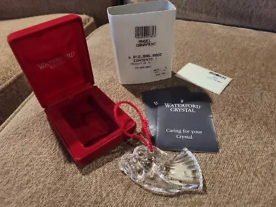 $9.99 • Buy Vintage 1996 Waterford Crystal Angel Christmas Tree Ornament In Original Box