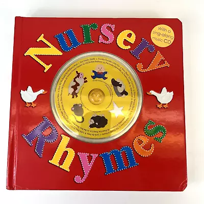 Nursery Rhymes With A Sing Along Music CD Louise Shrigley Hard Cover 2006 • $10.23