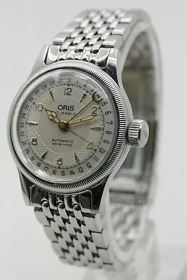 ORIS Big Crown Pointer Date 7400B Vintage Watch Automatic Overhauled New Spring • $1006.56