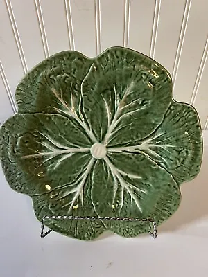 Vintage Bordallo Pinheiro Cabbage Green Replacement Plate 11” • $29.77