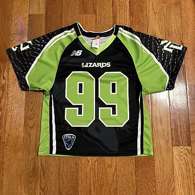 PAUL RABIL #99 New York NY Lizards MLL Lacrosse New Balance Jersey MEN SMALL S • $45