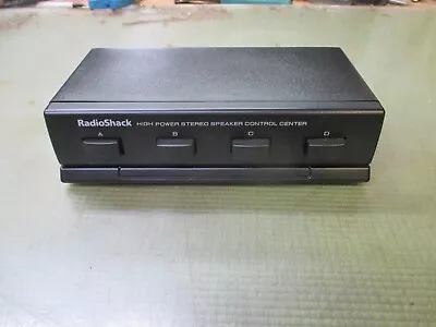 RadioShack 40-244 High Power Stereo Control Center 4 Way Speaker Selector • $17.99