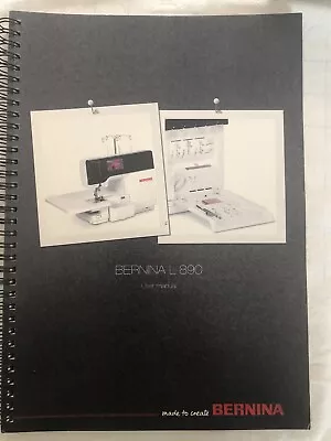 Bernina L 890 Serger Machine Owners Instruction Manual • $25.99
