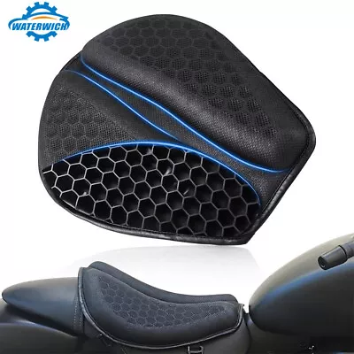 Motorcycle Seat Cushion Gel Seat Pad 3D Shock Absorbing Breathable Seat Cover • $29.99