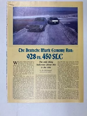 M159 Mercedes-Benz B&W Road Test 1980 Mercedes 450 SLC 6 Pages Aug 1980 • $9.99