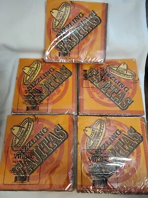 Gourmet Village Sizzling Fajitas Mexican Paper Napkins 5 Packs 13x13 20/Pack • $15