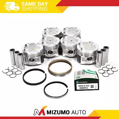 Pistons W/ Rings Fit 93-97 Lexus ES300 Toyota Supra Non-Turbo 3.0L 2JZGE • $270.96