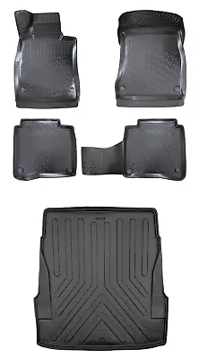 Floor Mats + Cargo Trunk Liner For Mercedes S-Class W222 2014-2020 3D Molded SET • $139.90