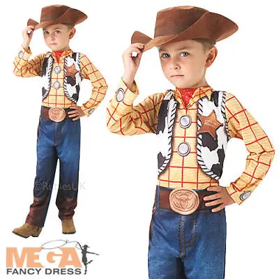 £20.99 • Buy Toy Story Woody + Hat Kids Fancy Dress Disney Western Cowboy Kids Childs Costume