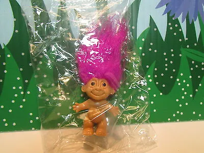 Good Luck Mini Troll - 1 1/2  Russ Troll  Doll - NEW IN PACKAGE • $9.95