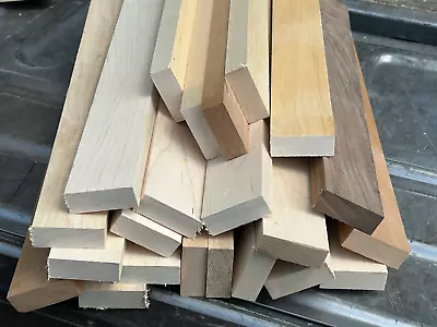 High-quality Maple Hardwood Cutting Board Blocks 3/4”x 1.5”x 18  (28 PC) • $37.99