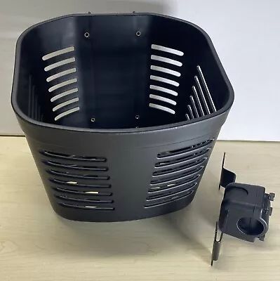 Pride Mobility Std FRONT BASKET Black W Mounting Bracket Go-Go Elite Scooters • $44.95