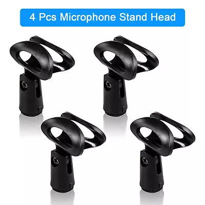 2/4PCS 270° Universal Microphone Clips Clamp Holder For Wired Wireless Mic Stand • $6.59