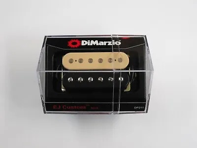 DiMarzio Regular Spaced Eric Johnson Custom Neck Humbucker Black/Creme DP 211 • $89.99