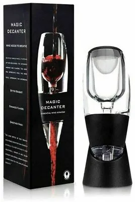 Red Wine Aerator Filter Magic Decanter Sediment Filter Storage Bag & Stand • $12.49