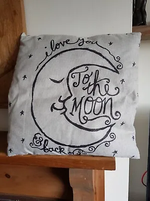 Love You To The Moon And Back Cushion With Insert • £4.80